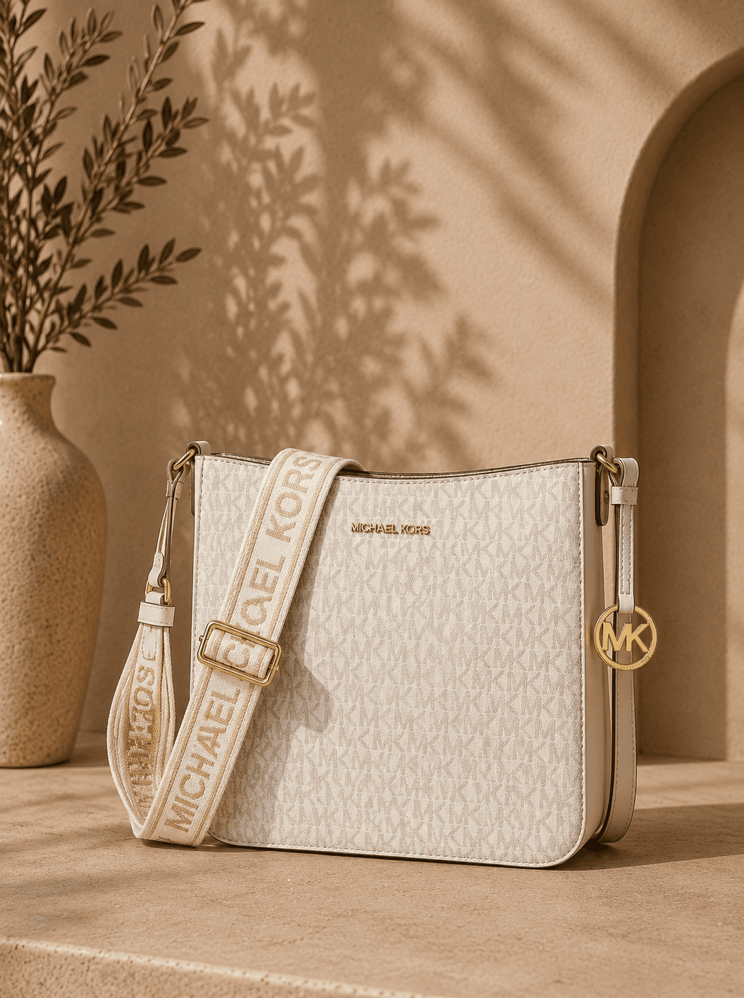 Jet Set Travel Small Signature Logo Messenger Bags