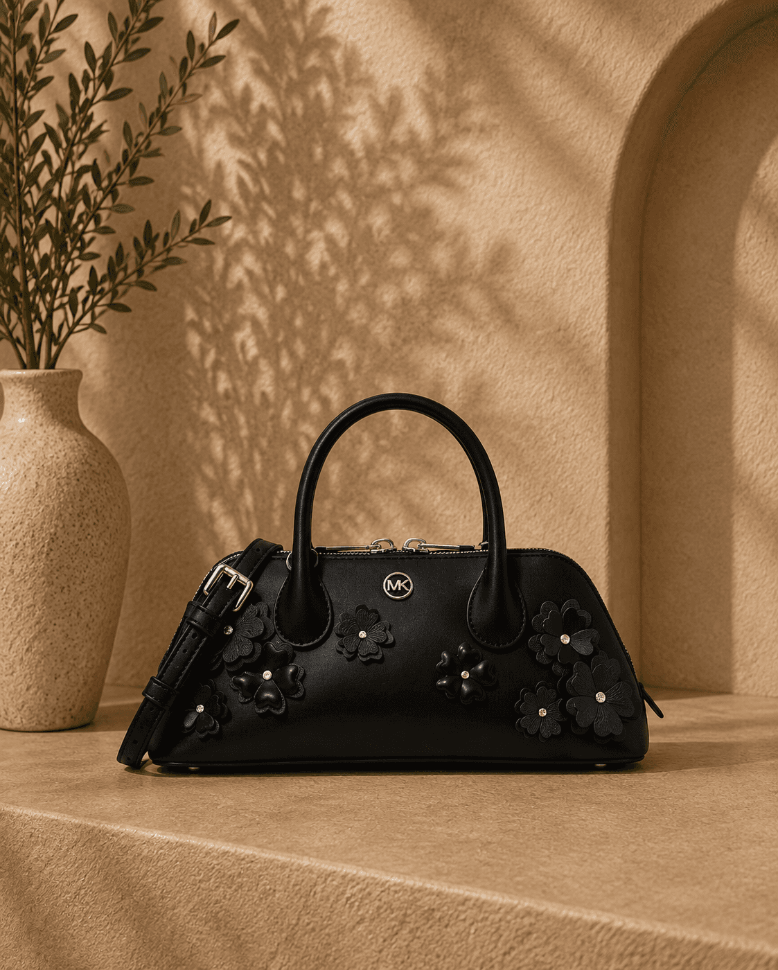 Petra Small Floral Embellished Crossbody Bags