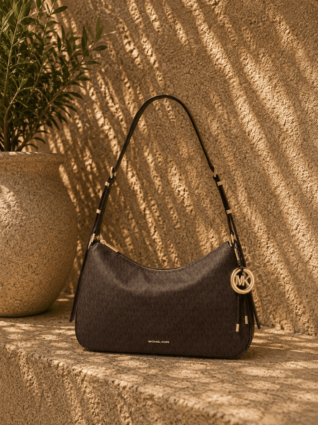 Nolita Medium Signature Logo Shoulder Bag