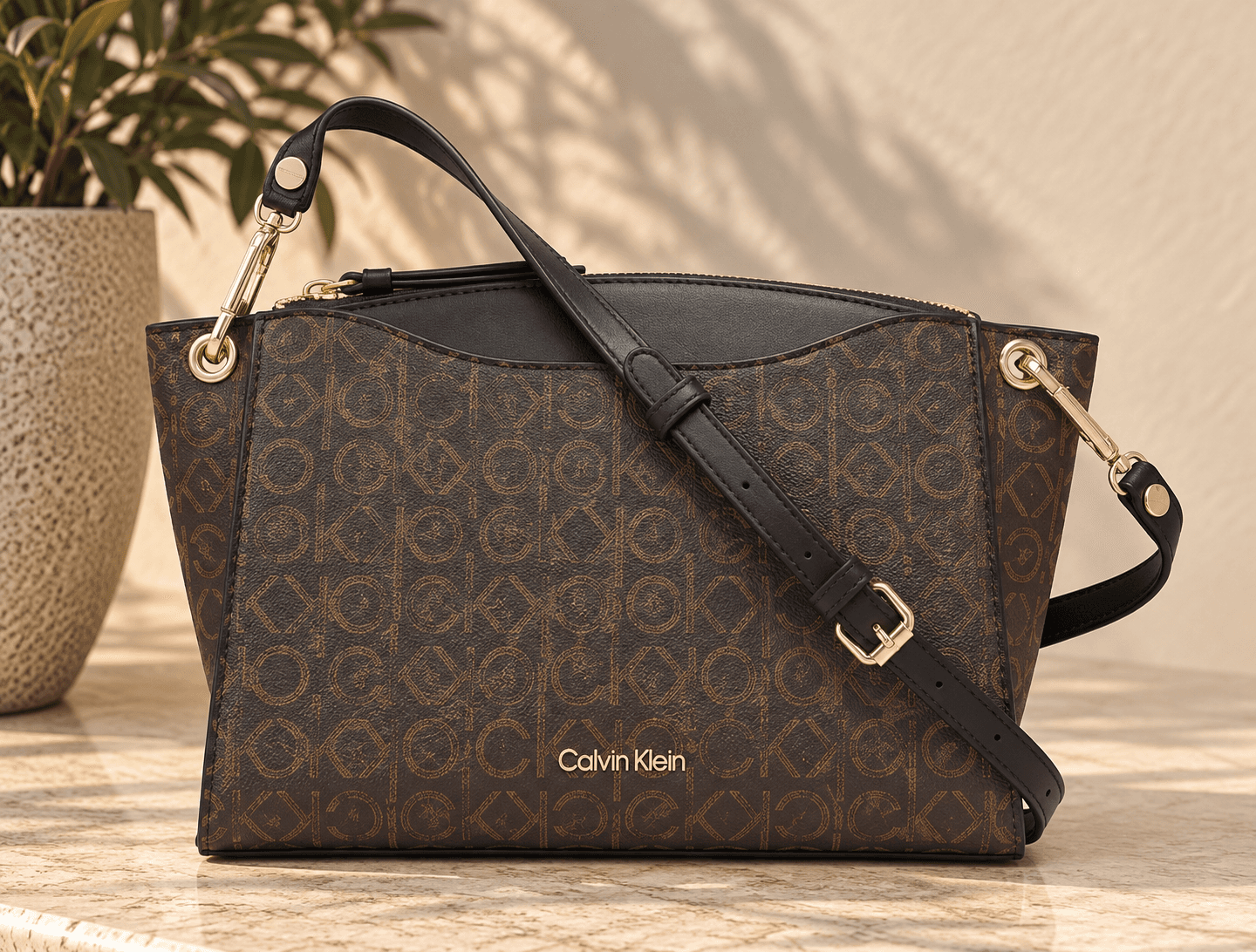 Calvin Klein Brown Crossbody